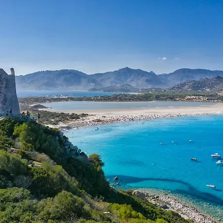 Martina A Villasimius, 150 Mt Dalla Spiaggia Di Porto Giunco, Con Ampio Giardino וילסימיוס